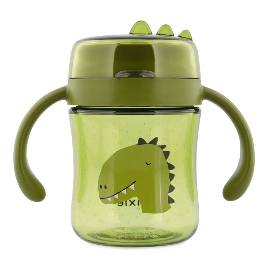 Kubek treningowy niekapek 360° z uchwytami - Dinozaur / Trixie