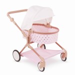 Lalka niemowlę z wózkiem gondolą i akcesoriami / LullaBaby