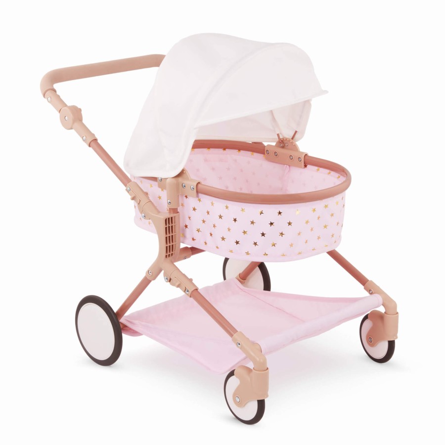 Lalka niemowlę z wózkiem gondolą i akcesoriami / LullaBaby