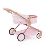 Lalka niemowlę z wózkiem gondolą i akcesoriami / LullaBaby