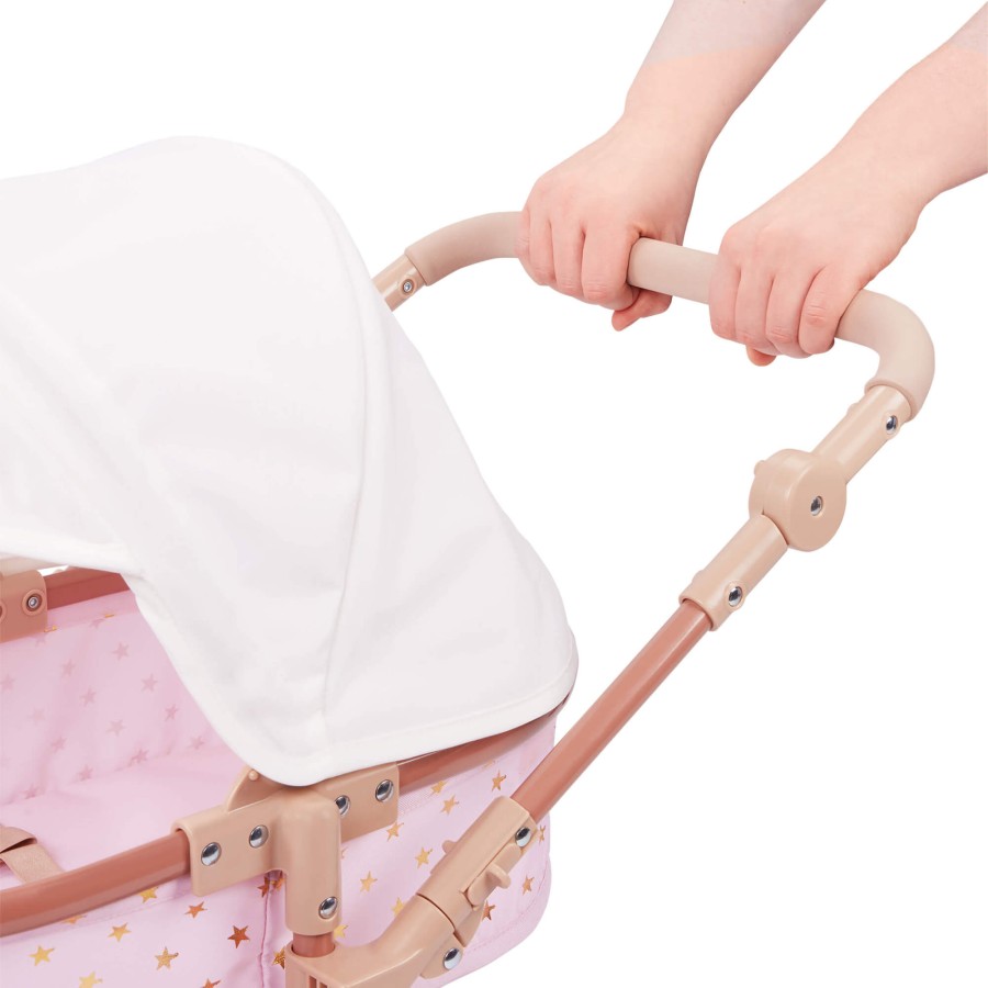 Lalka niemowlę z wózkiem gondolą i akcesoriami / LullaBaby