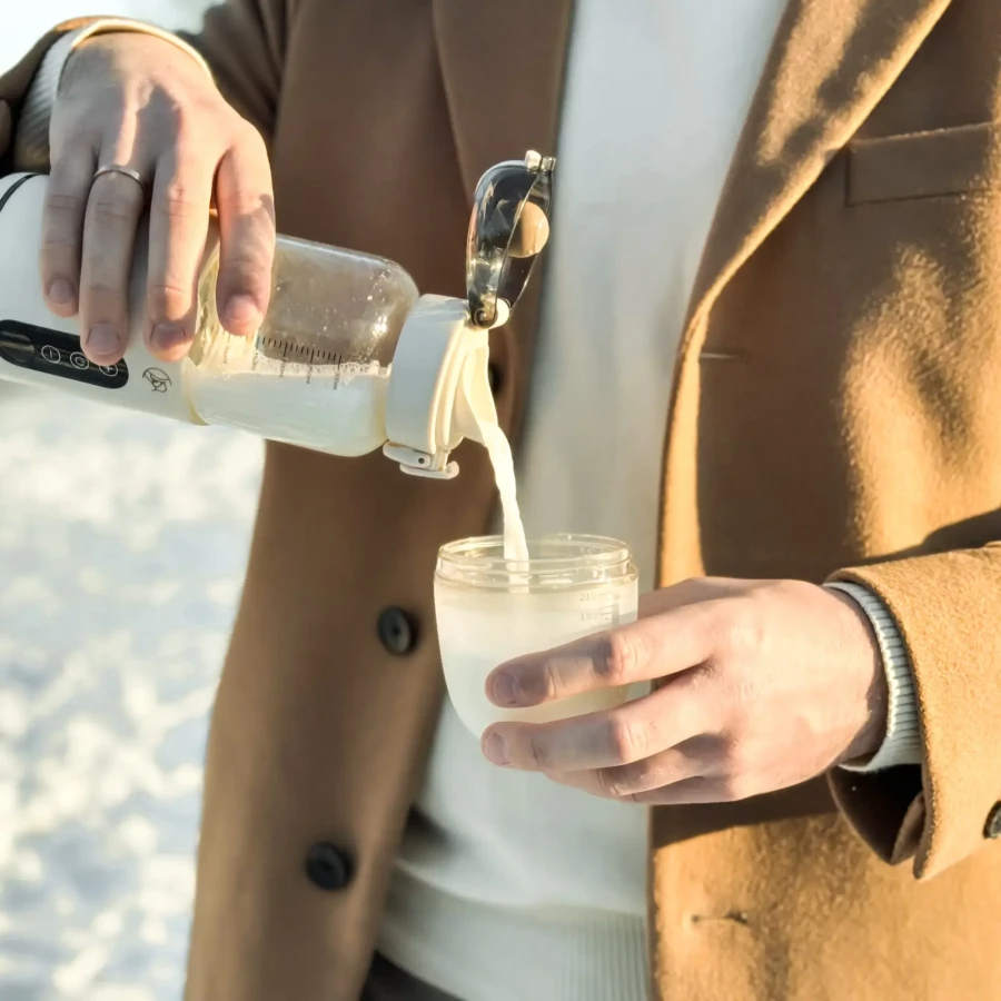Przenośny podgrzewacz MyBabyBottle do butelek, wody i mleka - White / MyBabyBottle