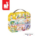Puzzle w walizce Rytm dnia 24 elementy 3+ / Janod