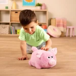 Wędrująca Świnka z odgłosami do nauki raczkowania - Oink n’ Waddle Pig / Battat