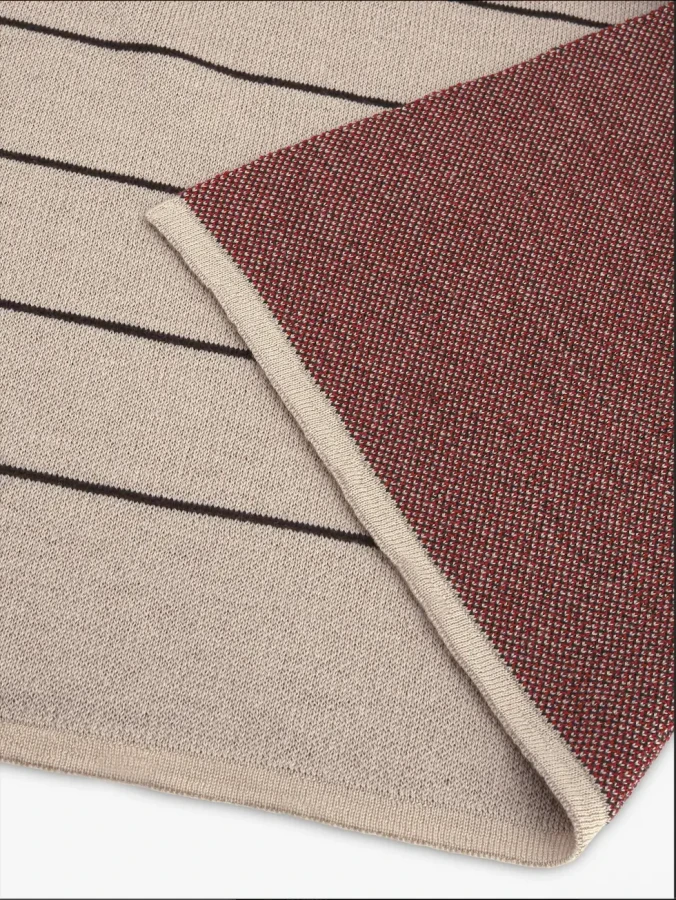 Koc merino - sweatheart baby bordowy / The Story Makers