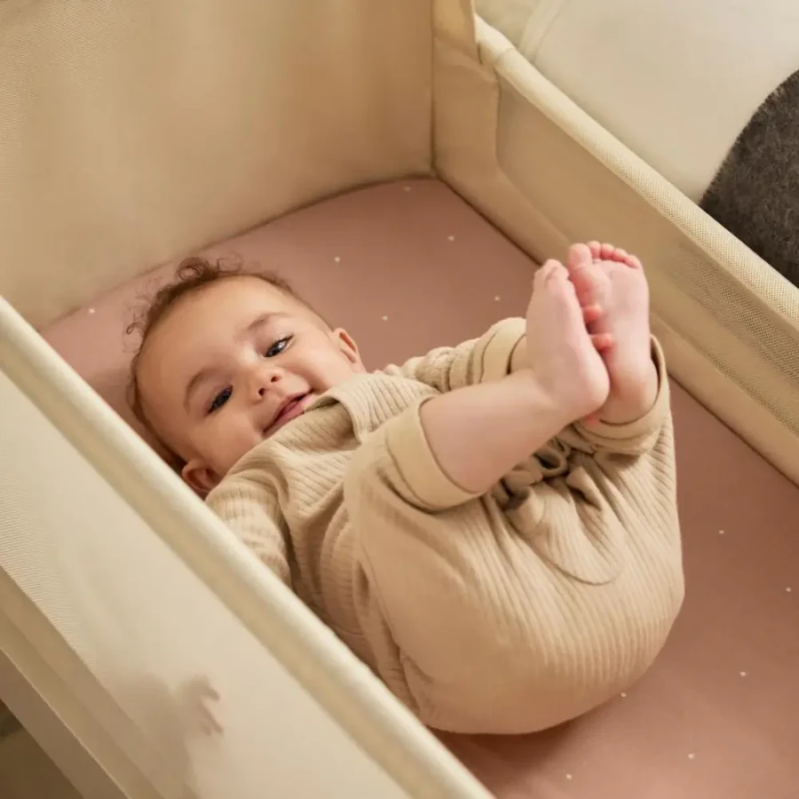 Zestaw 2 prześcieradeł do łóżeczka dziecięcego SnuzPod - blush, dot / Snuz