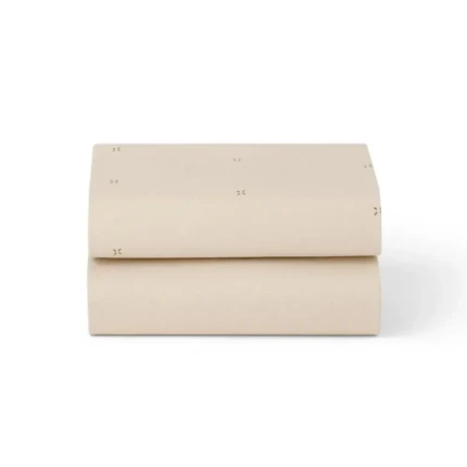 Zestaw 2 prześcieradeł do łóżeczka dziecięcego SnuzPod - cashmere, cross / Snuz