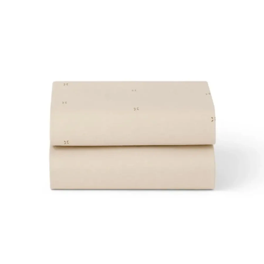 Zestaw 2 prześcieradeł do łóżeczka dziecięcego SnuzPod - cashmere, cross / Snuz