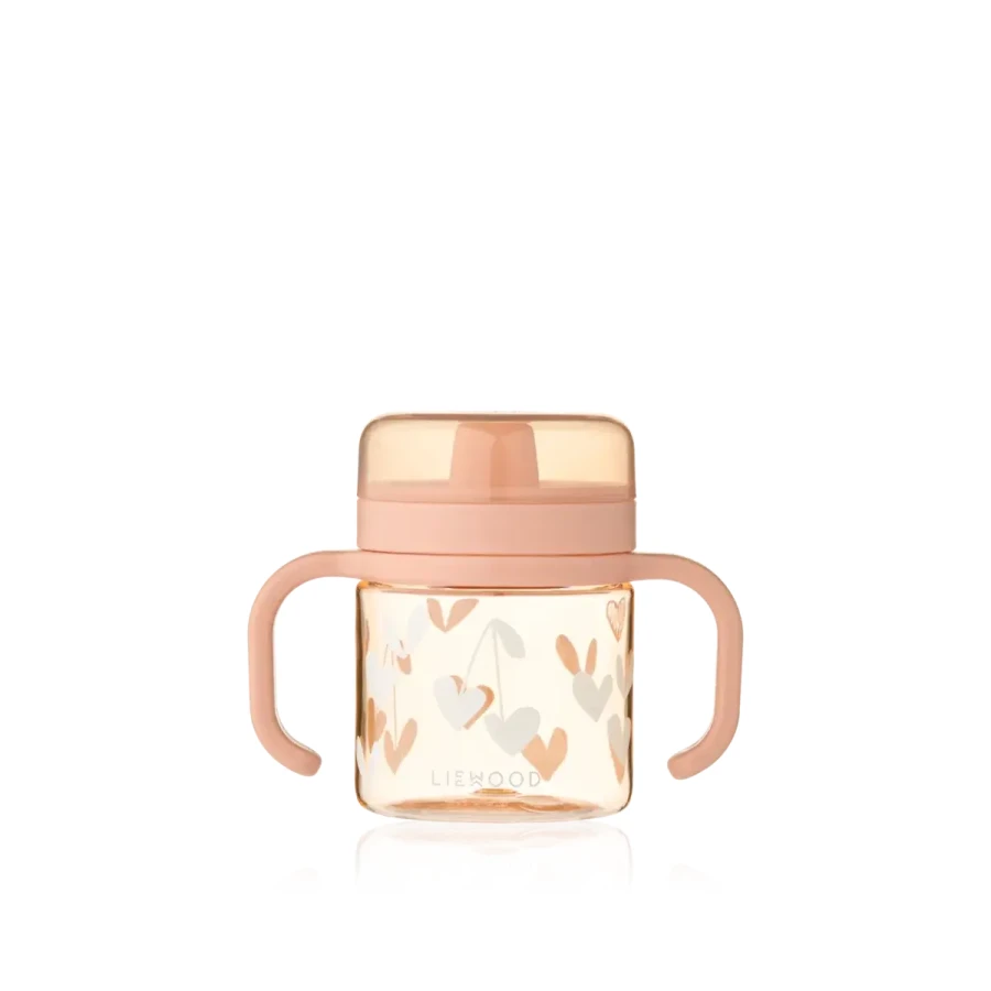 Tritanowy kubek niekapek Kylo, 280 ml - sweethearts, pale tuscany / Liewood