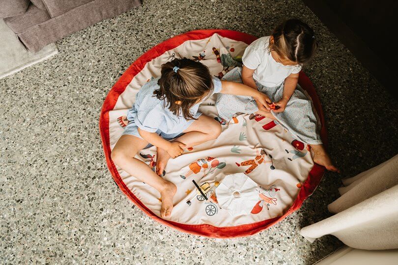 Worek na Zabawki i Mata do Zabawy 2w1 - Circus / Play&Go
