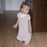Śpiworek do spania muślinowy z nogawkami 0,5 TOG Malaga - Beige / Zaffiro