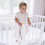 Śpiworek do spania muślinowy z nogawkami 1,5 TOG Malaga - Vanilla / Zaffiro