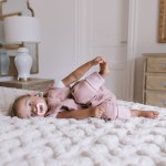 Śpiworek do spania muślinowy z nogawkami 1,5 TOG Malaga - Pink / Zaffiro