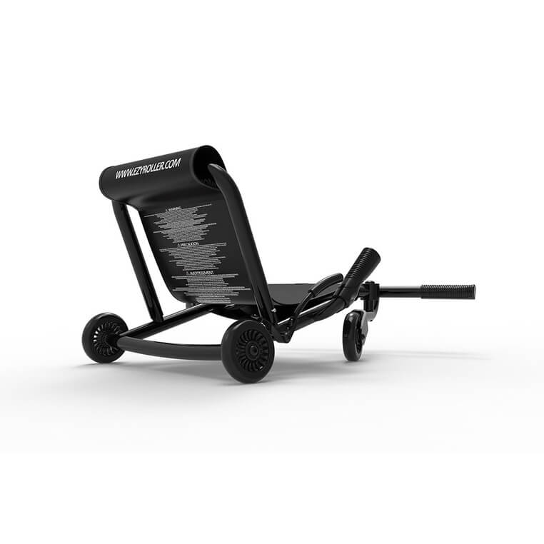 EzyRoller Classic Pojazd gokart napędzany nogami klasyczny 3-12 lat - Metal Black / EzyRoller