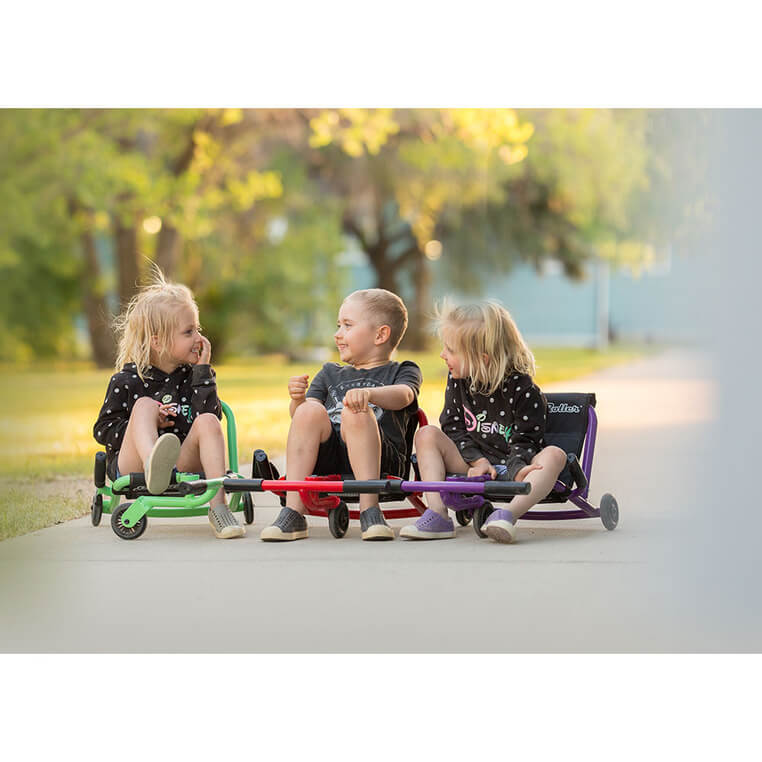 EzyRoller Classic Pojazd gokart napędzany nogami klasyczny 3-12 lat - Metal Black / EzyRoller