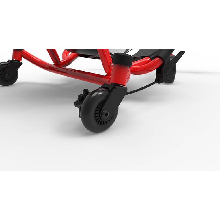 EzyRoller Spinner X Pojazd gokart napędzany nogami z funkcją 360° 4-12 lat - Red / EzyRoller