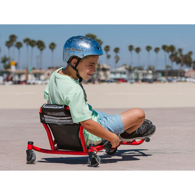 EzyRoller Spinner X Pojazd gokart napędzany nogami z funkcją 360° 4-12 lat - Red / EzyRoller