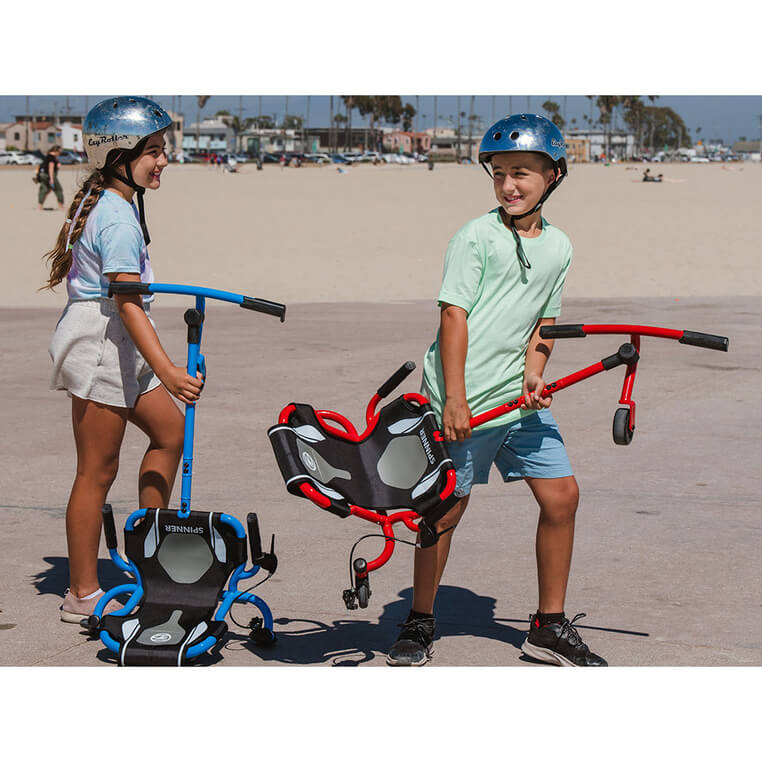 EzyRoller Spinner X Pojazd gokart napędzany nogami z funkcją 360° 4-12 lat - Red / EzyRoller
