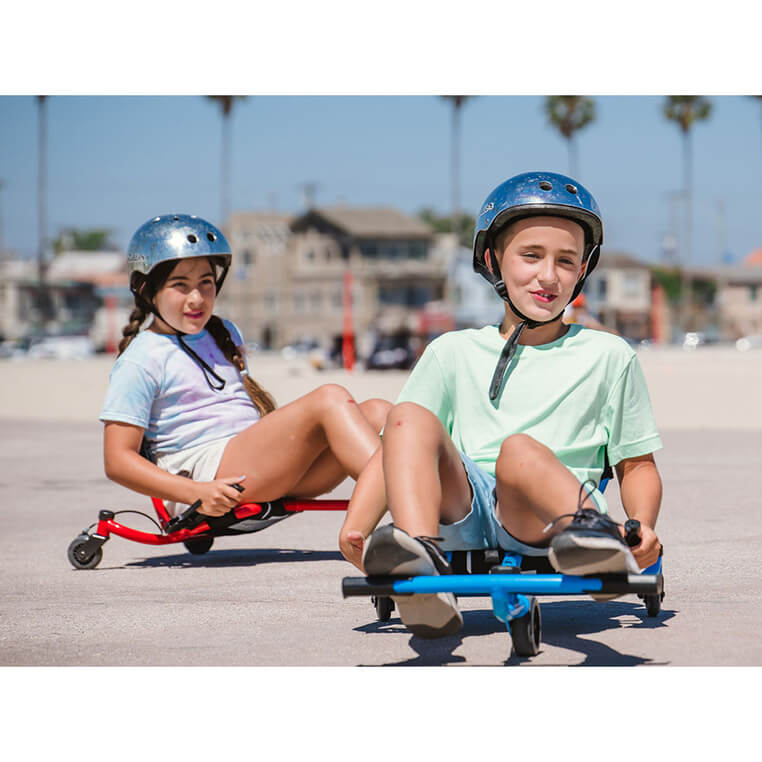 EzyRoller Spinner X Pojazd gokart napędzany nogami z funkcją 360° 4-12 lat - Red / EzyRoller