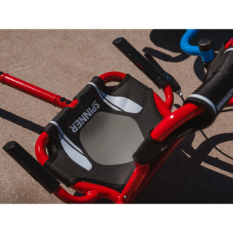 EzyRoller Spinner X Pojazd gokart napędzany nogami z funkcją 360° 4-12 lat - Red / EzyRoller