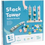 Drewniana układanka wieża 4+ / BS Toys