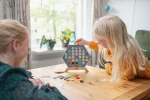 Drewniana gra logiczna 3 w rzędzie / BS Toys