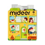 Zestaw żelowych naklejek wielokrotnego użytku - Ulica / Mideer