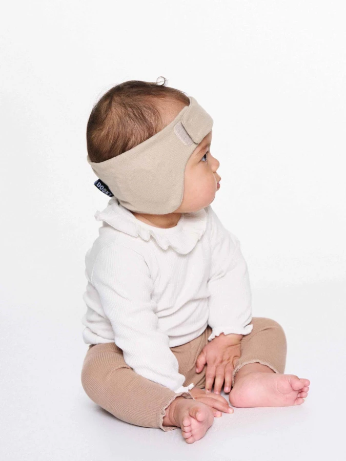 Słuchawki ochronne opaska 0-6m - Beige / Dooky