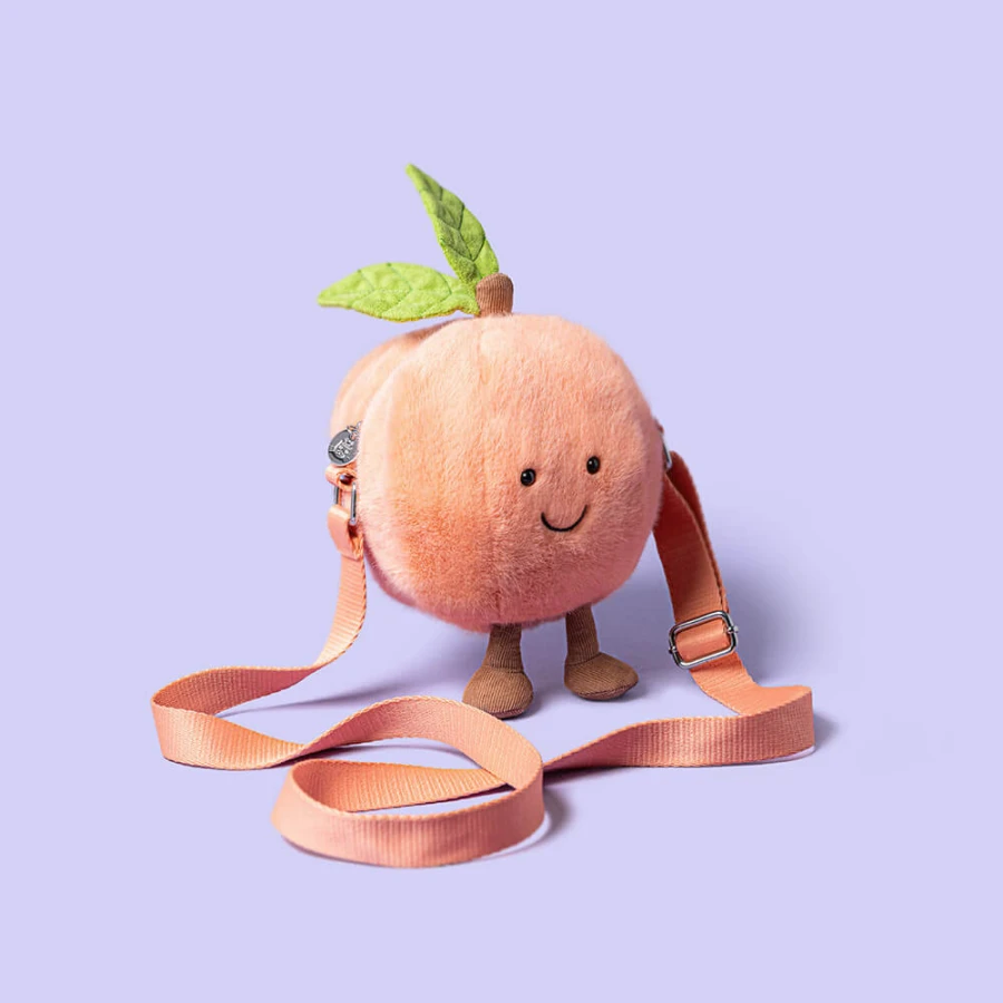 Torebka na Ramię Zabawna Brzoskwinia 18 cm / Jellycat