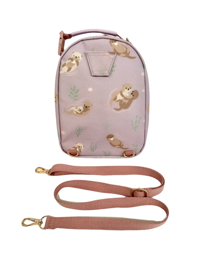 Plecak termiczny na lunch - Otter, lilac / Play&Store