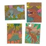 Wydrapywanka DINOZAURY / Djeco