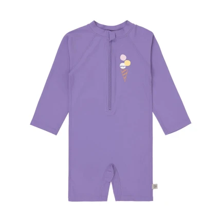 Kombinezon do pływania z długim rękawem UV60 Splash & Fun - Ice cream Purple / Lassig