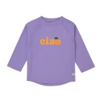 Koszulka do pływania z długim rękawem przeciwsłoneczna UV60 Splash & Fun - purple / Lassig