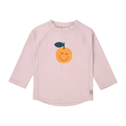 Koszulka do pływania z długim rękawem przeciwsłoneczna UV60 Splash & Fun Orange - pale pink / Lassig