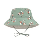 Kapelusz z filtrem UV80 z osłoną karku Splash & Fun Scooter Dog - green / Lassig