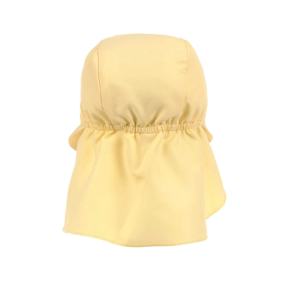 Kapelusz z filtrem UV80 z ochroną karku Splash & Fun - pale yellow / Lassig