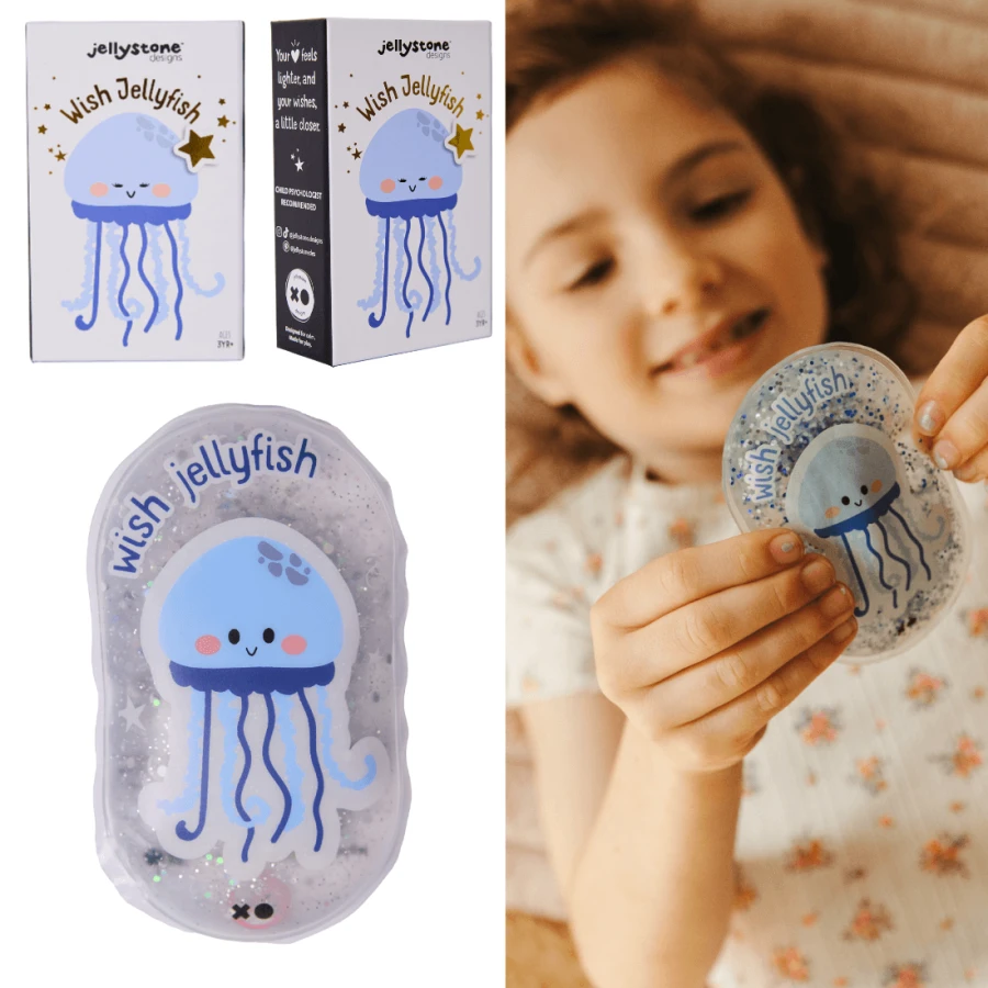 Gniotek sensoryczny Wish Jellyfish meduza - niebieska / Jellystone