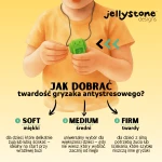 Gryzak terapeutyczny, antystresowy naszyjnik - błyskawica / Jellystone