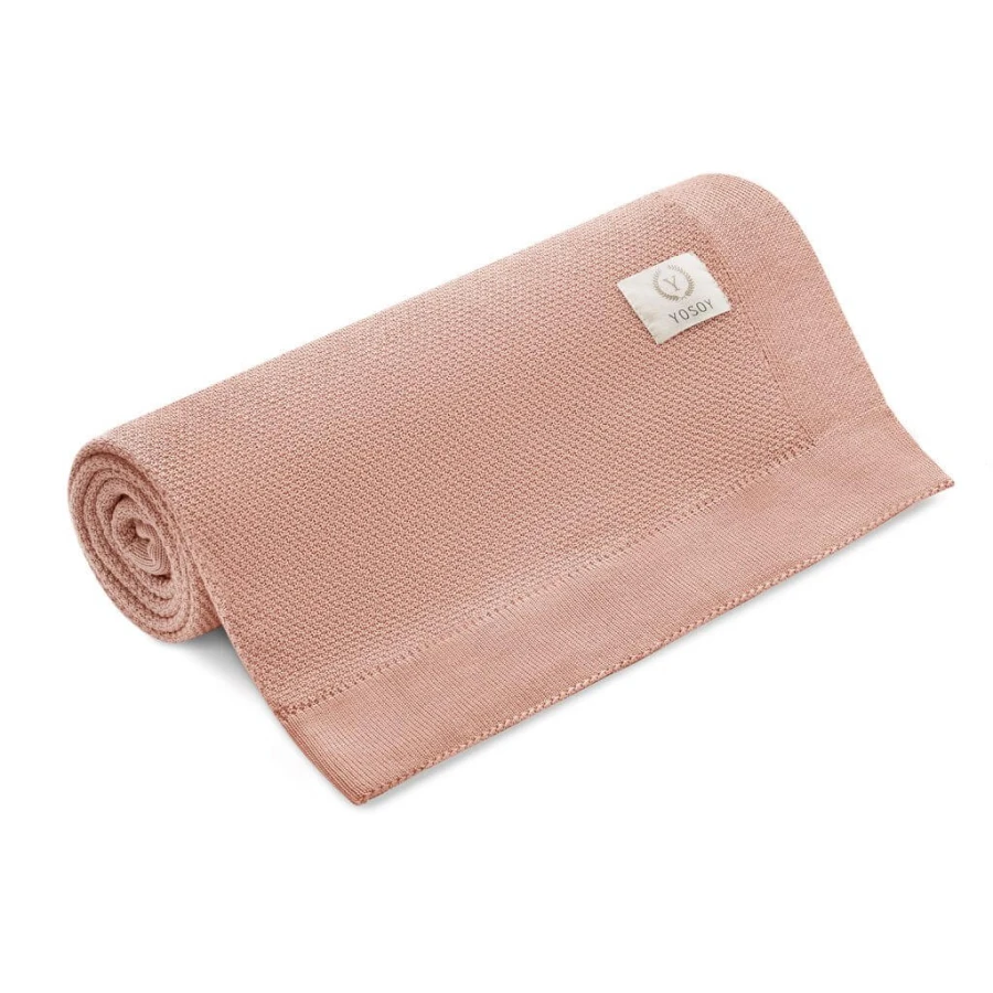 Koc bambusowy PALERMO - sunrise pink / YOSOY