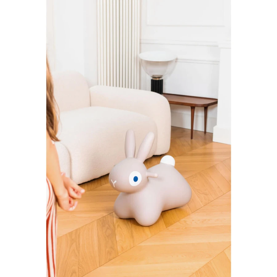 Skoczek Hoppi Bunny - Warm grey / QUUT