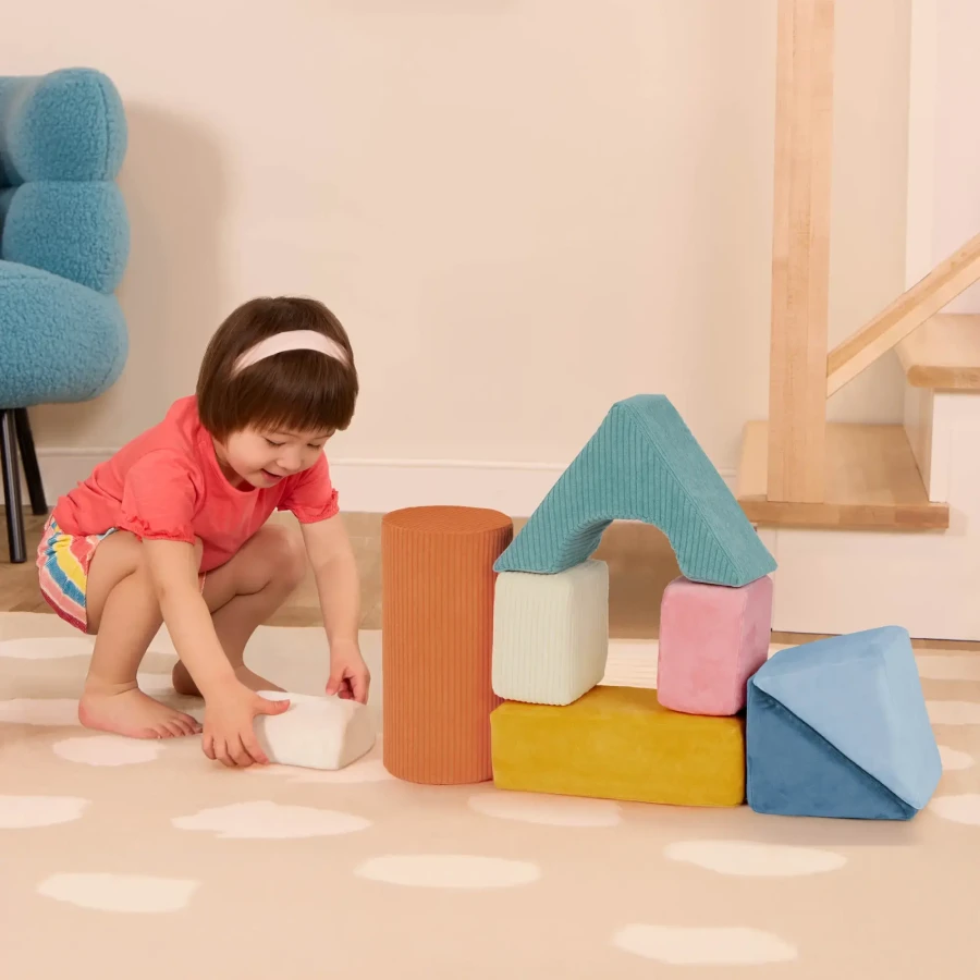 Wielkie pluszowe klocki konstrukcyjne - Tumble-y Towers / B.toys