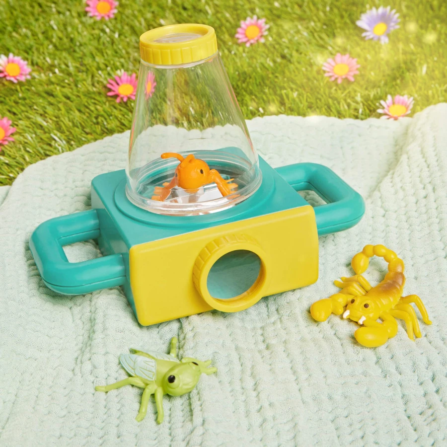 Zestaw małego badacza przyrody z mikroskopem i naklejkami Little Explorer Pack / B.toys