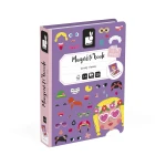 Magnetyczna układanka Śmieszne buzie Dziewczynka Magnetibook / Janod J02717