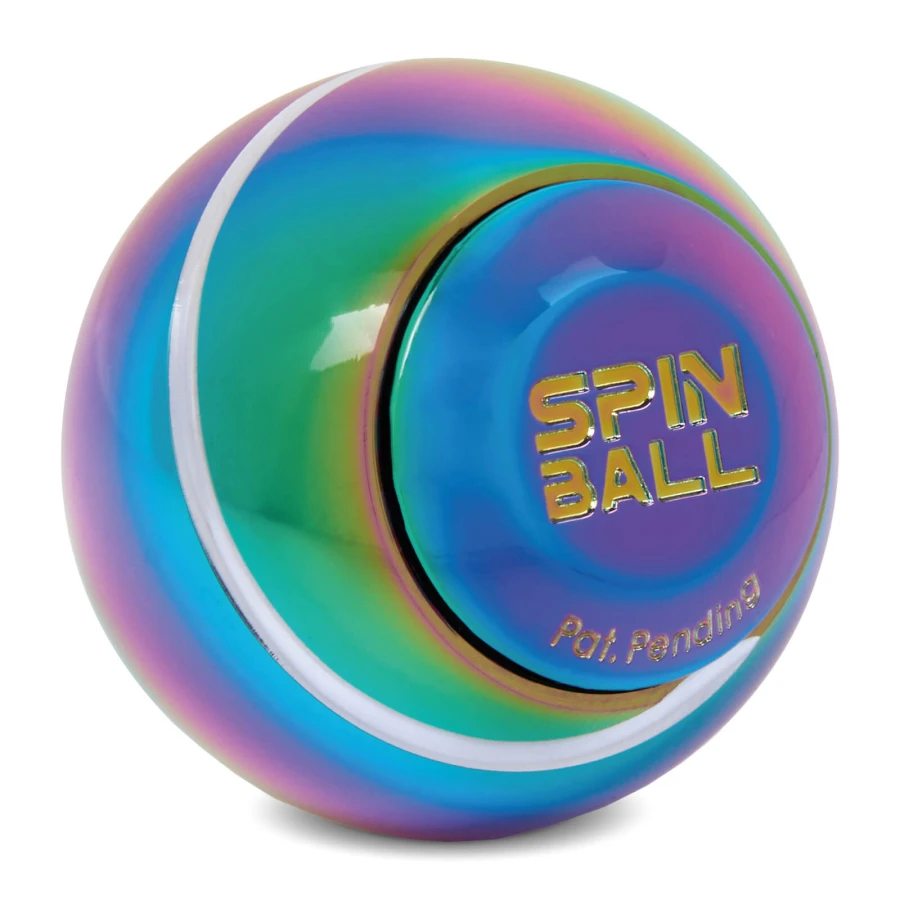 Fidget Spinner, Spin Ball - Wielokolorowy, Metaliczny / Bopster