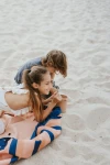 Worek na Zabawki i Mata do Zabawy NOOMAD Outdoor 2w1 - Mokka Strip / Play&Go