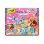 Zestaw 3 figurek do malowania i mycia Washimals, Pastel Pets 3+ / Crayola