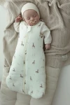 Śpiworek z organicznego muślinu 2.5 TOG - twigs / My Memi