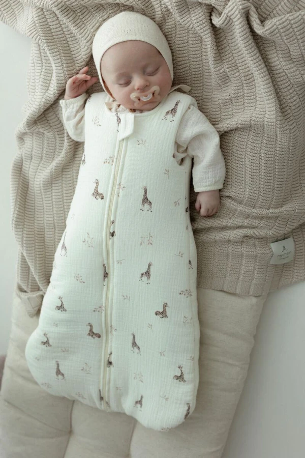 Bambusowy kocyk light beige 80x100 - Vini / My Memi