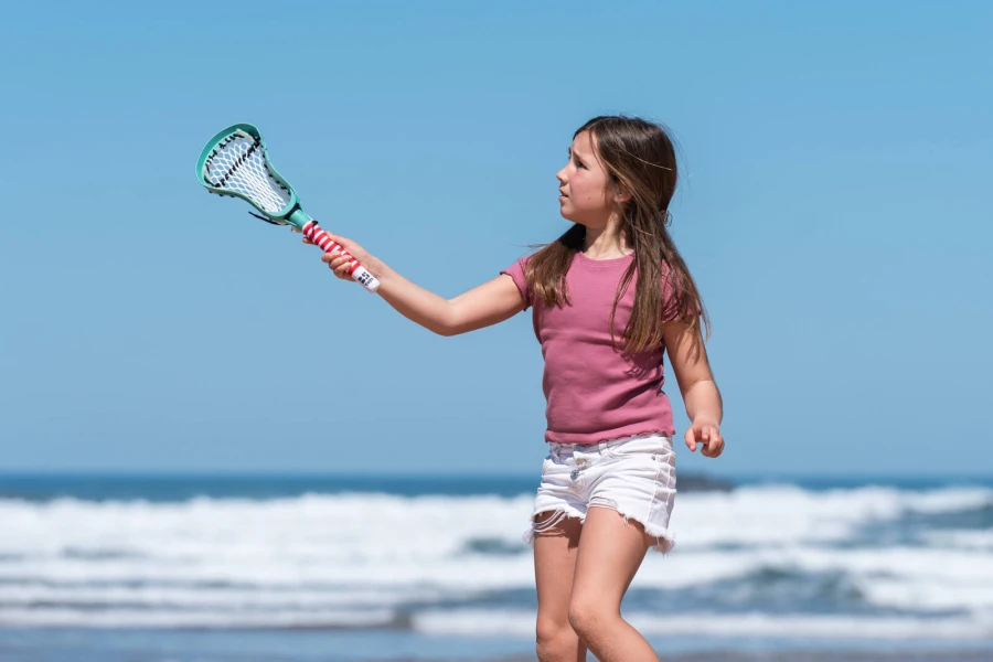 Zestaw rakietek z miękką piłką do LACROSSE, outdoor / BS Toys