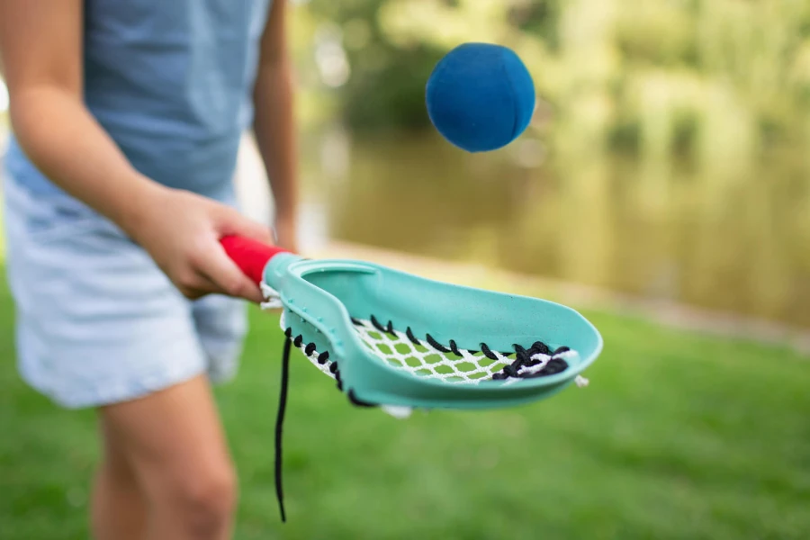 Zestaw rakietek z miękką piłką do LACROSSE, outdoor / BS Toys
